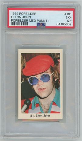 1979 Popbilder #181 Elton John PSA 5.5 EX+