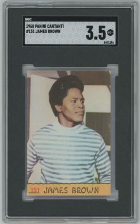 1968 Panini Cantanti #151 James Brown SGC 3.5 VG+