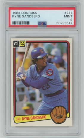 1983 Donruss #277 Ryne Sandberg RC PSA 9 MINT