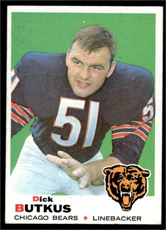 1969 Topps #139 Dick Butkus RC EXMT+