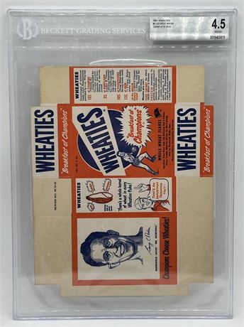 1951 Wheaties #George Mikan Complete Box BVG 4.5 VGEX+ Pop 1, 2 Higher