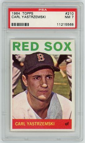 1964 Topps #210 Carl Yastrzemski PSA 7 NM
