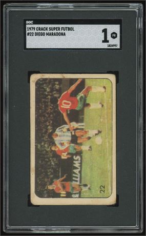 1979 Crack Super Futbol #22 Diego Maradona SGC 1 POOR