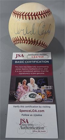 Orlando Cepeda Autographed Official National League Baseball JSA
