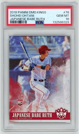 2018 Panini Diamond Kings Shohei Ohtani RC Japanese Babe Ruth PSA 10 GEM MINT