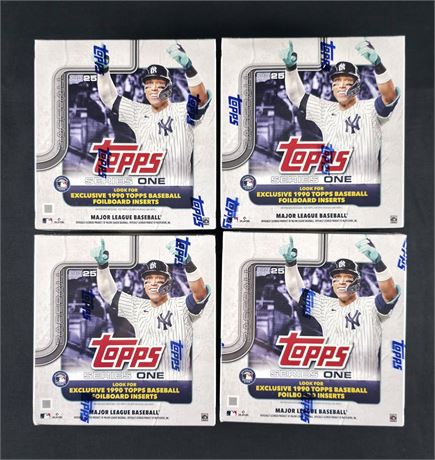2025 Topps Series 1 Factory Sealed Retail Mega Box Lot (4)