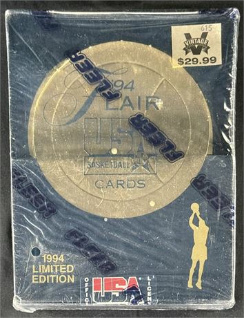 1994 Fleer Flair USA Basketball Limited Edition Factory Sealed (One Small Tear)