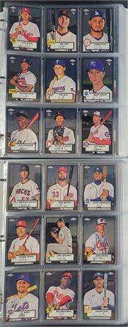 2021 Topps Chrome Platinum Anniversary Complete Set (1-700) w/ Ohtani