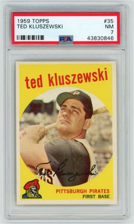 1959 Topps #35 Ted Kluszewski PSA 7 NM