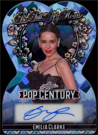 2025 Leaf Pop Century Emilia Clark Auto 1/1 Be Still My Heart