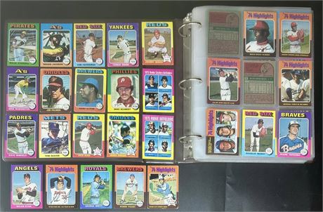 1975 Topps Complete Set in Binder (660/660) EX Average (READ)