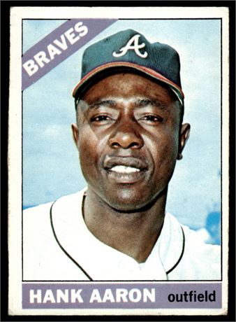 1966 Topps #300 Hank Aaron GOOD
