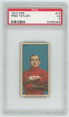 1910 C56 Fred "Cyclone" Taylor PSA 3 VG