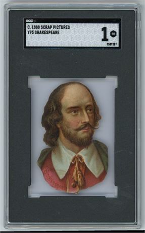 1888 Scrap Pictures Y95 Shakespeare SGC 1 Pop 1 only 1 Higher