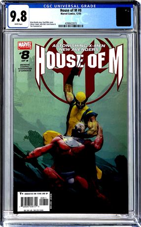 House of M #8 (2005) CGC 9.8