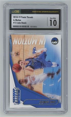 2018-19 Panini Threads In Motion #15 Luka Doncic