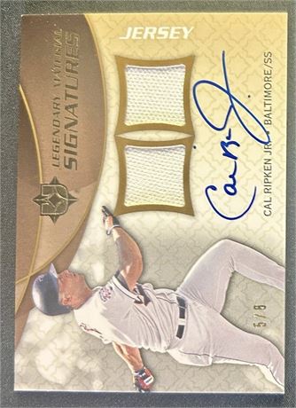 2008 Upper Deck Ultimate Collection 5/8 Cal Ripken Jr On Card Auto