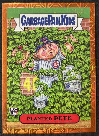 2024 Bowman Chrome GPK Pete Crow-Armstrong RC Orange Mojo Refractor 23/25