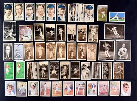1920's-30's Tennis Lot (65+) Low Grade to VG Range