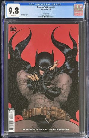 Batman's Grave #8 (2020) CGC 9.8 Variant Cover