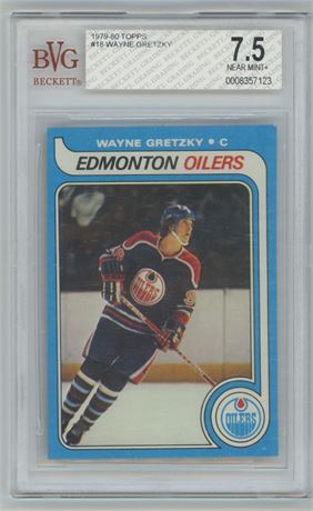 1979-80 Topps #18 Wayne Gretzky BVG 7.5 NM+