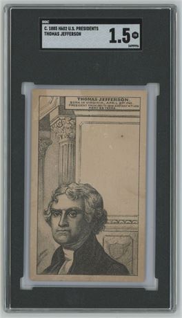 1885 H602 Thomas Jefferson U.S. Presidents SGC 1.5 FAIR