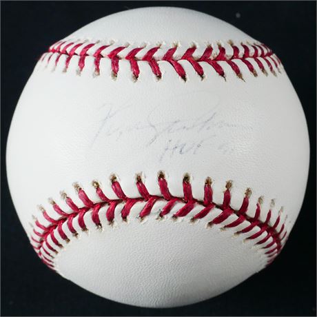 Fergie Jenkins Signed Official Major League Baseball Faded Auto Beckett Cert