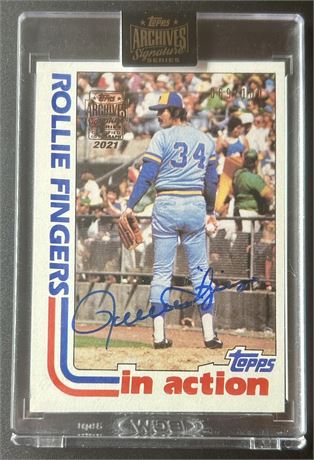 2021 Topps Archives Signature Series Rollie Fingers Auto 69/100