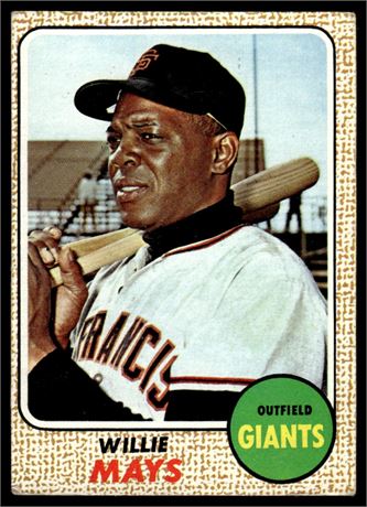 1968 Topps #50 Willie Mays VG+ (READ)