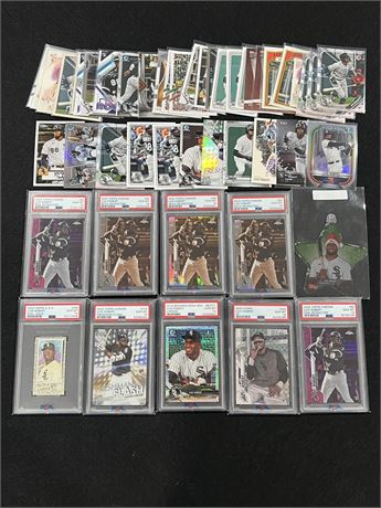 2018-2020 Luis Robert RC Lot (9 Graded PSA 10's & 39 Raw) with Refractors
