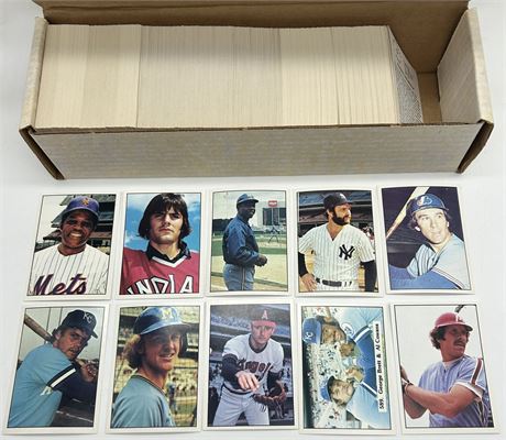 1976 SSPC Complete Set (1-630) w/ Brett/Yount/Eckersly RC's All NM-MINT