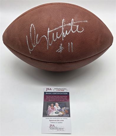 Danny White Signed Wilson Football w/ "#11" Inscription JSA