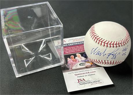 Wade Boggs Autographed Major League Baseball JSA