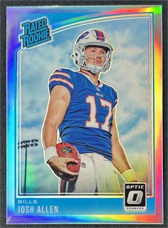 2018 Donruss Optic Rated Rookie #154 Josh Allen RC Holo Prizm