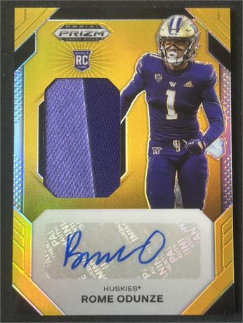 2024 Prizm Draft Picks Rome Odunze RPA 4/10