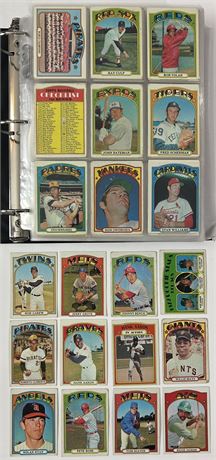1972 Topps Baseball Complete Set (1-787) Low Grade to EX, VG+ AVG READ