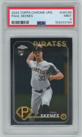 2024 Topps Chrome Update Paul Skenes RC PSA 9 MINT