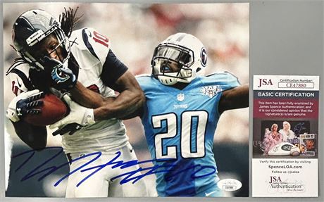 Deandre Hopkins Autographed Photo JSA