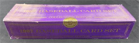 1987 Topps Tiffany Baseball Complete Factory Sealed Set