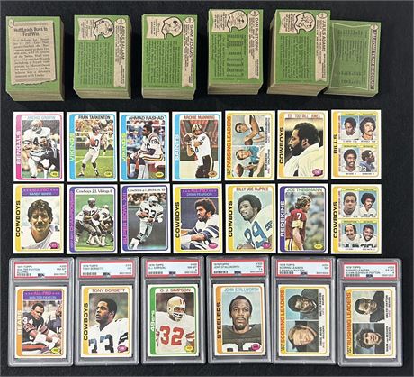 1978 Topps Football NEAR Complete Set (522/528) NM-MT