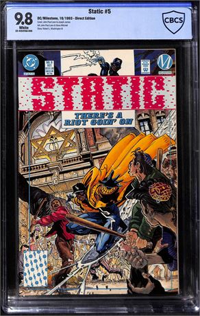 Static #5 CBCS 9.8 (1993) Direct Edition