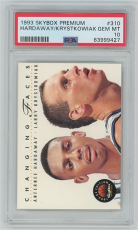 1993 Skybox Premium #310 Penny Hardaway RC Changing Faces PSA 10 GEM MINT