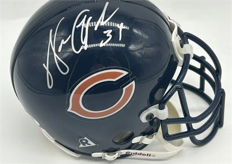 Walter Payton Signed Bears Mini Helmet Riddell w/ Case PSA