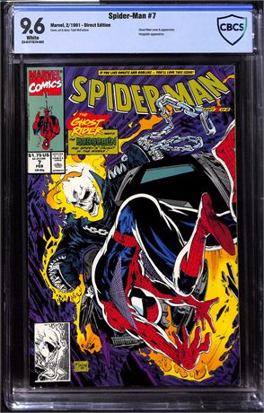 Spider-Man #7 CBCS 9.6 (1991) Ghost Rider