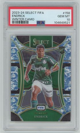 2023 Select Fifa #158 Winter Camo Endrick RC 37/88 Mezzanine PSA 10 GEM MINT
