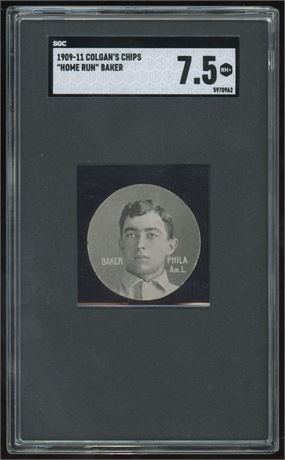 1909-11 Colgan's Chips "Home Run" Baker SGC 7.5 NM+