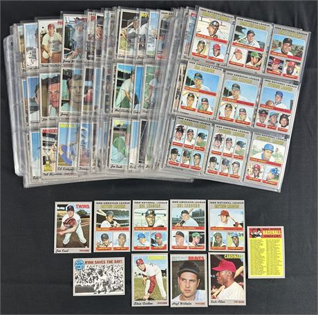 1970 Topps Baseball Partial Set (~245) w/ Stars