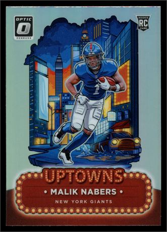 2024 Panini Donruss Optic Malik Nabers RC Uptowns