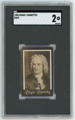 1905 Cousis' Johann Sebastian Bach SGC 2 GOOD Only SGC Graded Copy