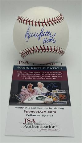 Bruce Sutter Autographed Official Major League Baseball JSA
